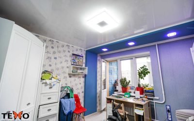 Глянцевый потолок в детскую комнату (1)