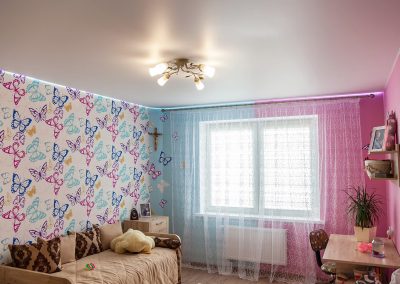 Парящий потолок в детской комнате
