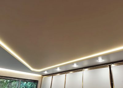 Двухуровневый натяжной потолок