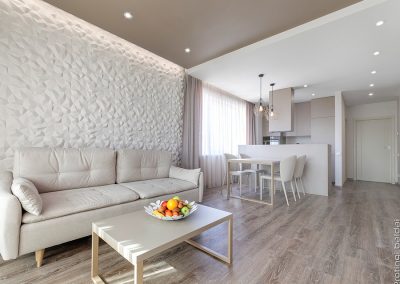 Комбинированный натяжной потолок