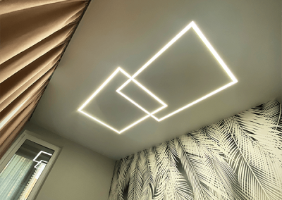 ТОП 7 видов освещений на натяжном потолке в 2024 году - 96