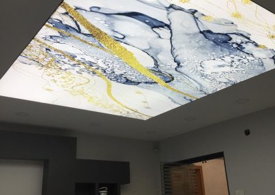 Натяжной потолок с фотопечатью