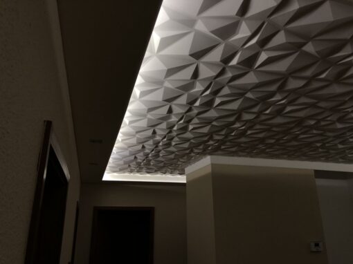 3D натяжной потолок