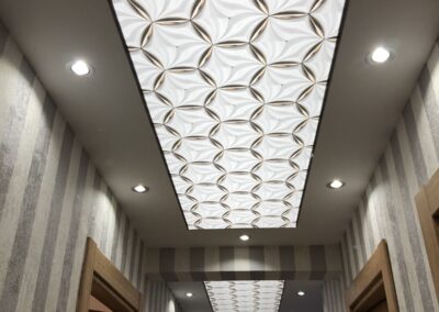 Натяжной потолок с 3D эффектом