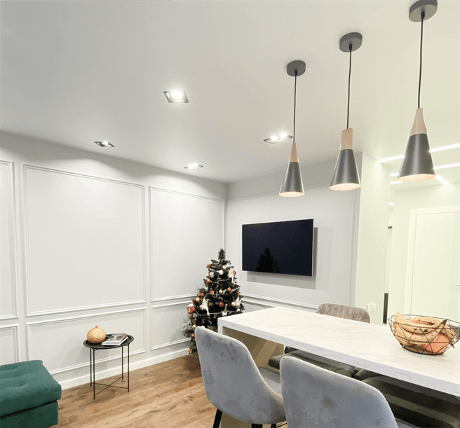 Сатиновые натяжные потолки